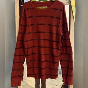 Waffle knit long sleeve